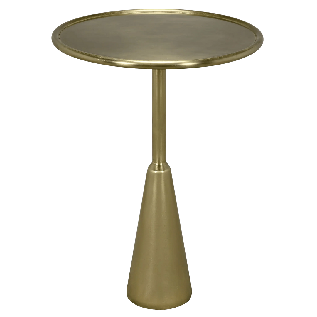 SwayLiving Hiro Side Table, Metal with Brass Finish ACCENT TABLES