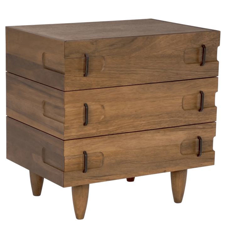 SwayLiving David 32" Side Table, Dark Walnut ACCENT TABLES