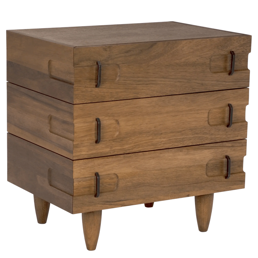 SwayLiving David 32" Side Table, Dark Walnut ACCENT TABLES
