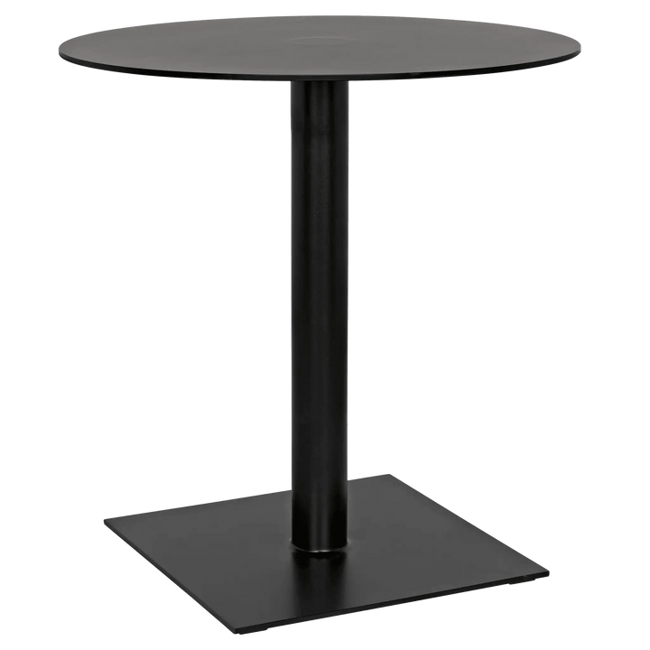 SwayLiving Mies Side Table, Black Steel ACCENT TABLES