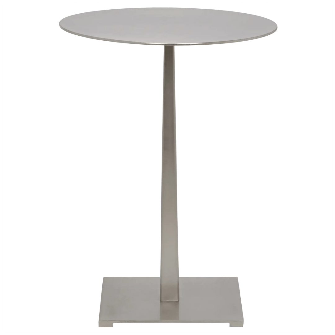 SwayLiving Stiletto Side Table, Metal with Antique Silver ACCENT TABLES