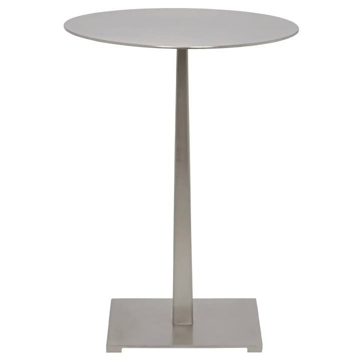 SwayLiving Stiletto Side Table, Metal with Antique Silver ACCENT TABLES