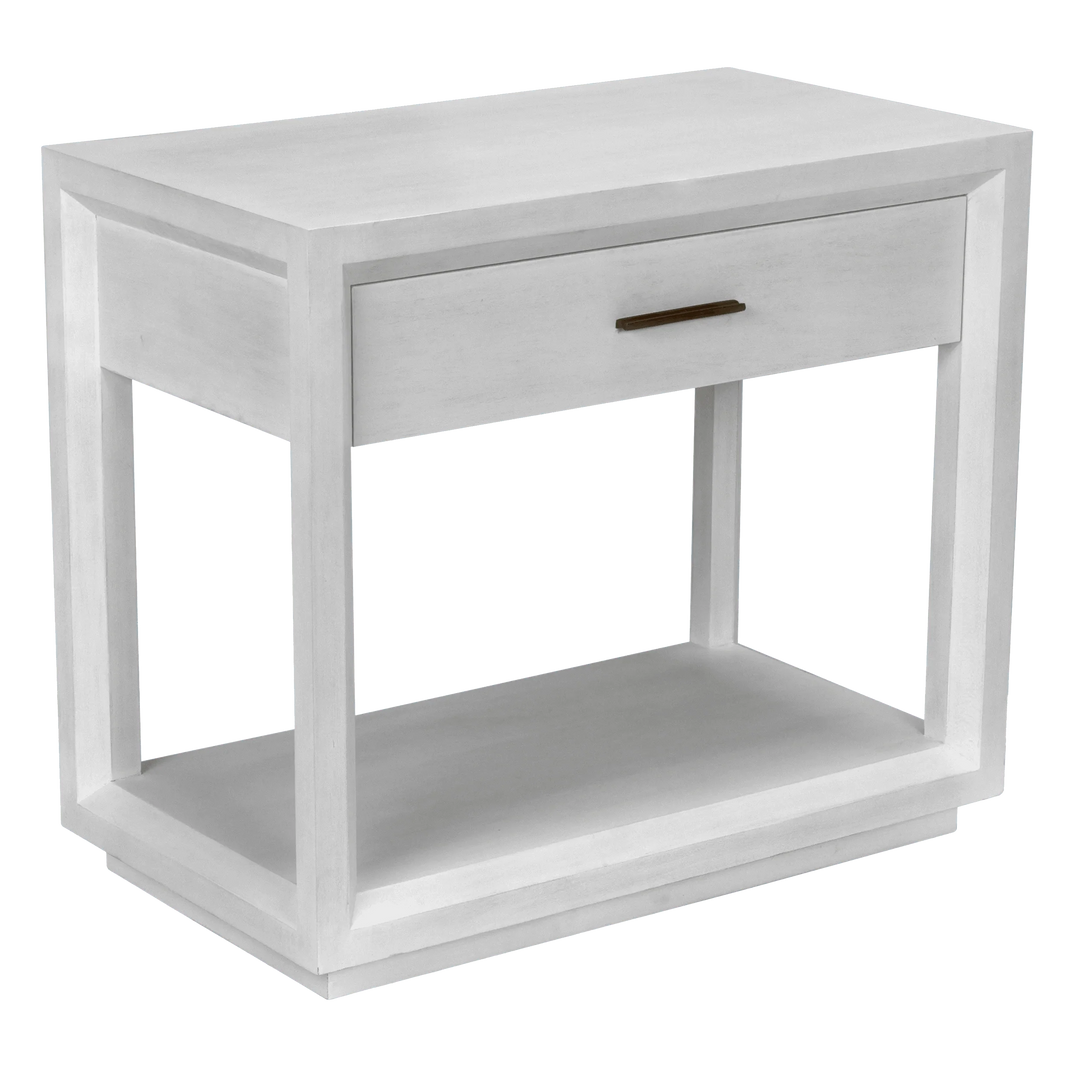 SwayLiving Antony Side Table, White Wash ACCENT TABLES