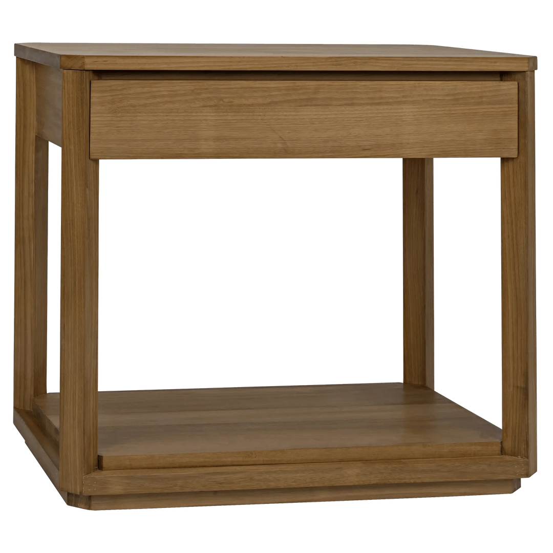 SwayLiving SL11 Side Table, Gold Teak ACCENT TABLES