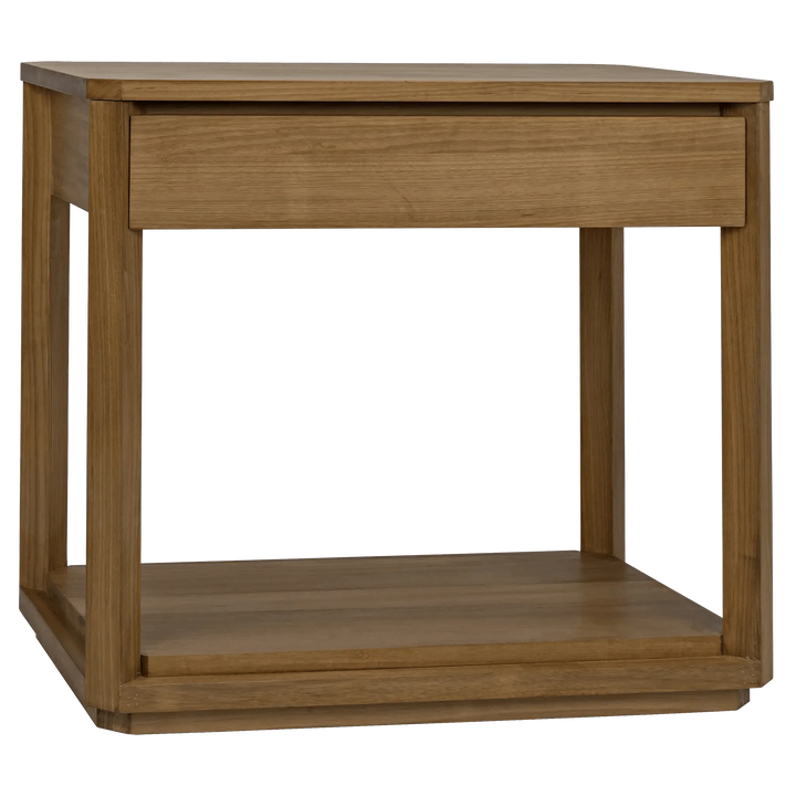 SwayLiving SL11 Side Table, Gold Teak ACCENT TABLES