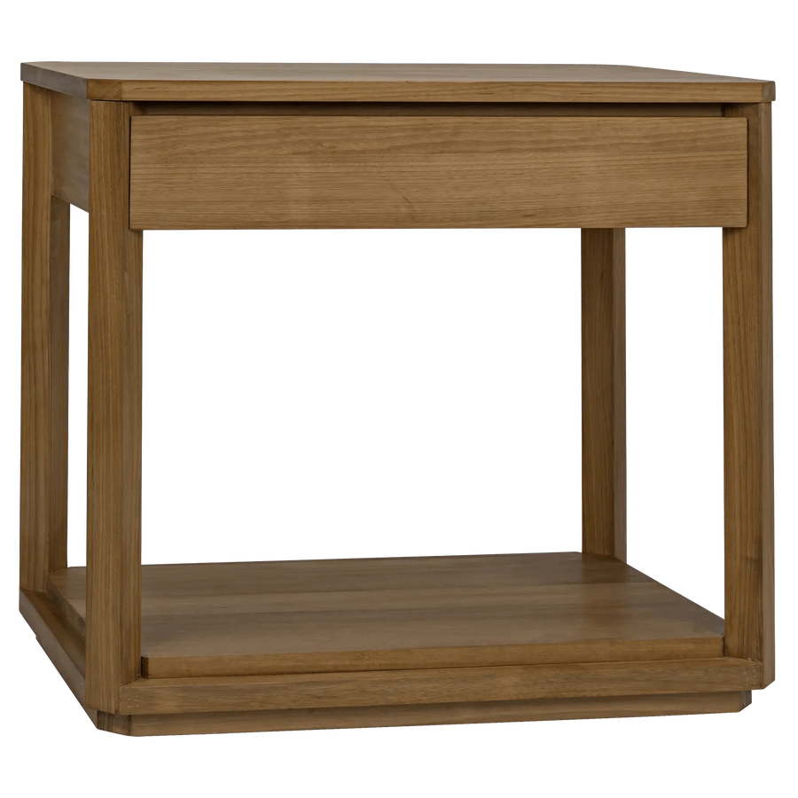 SwayLiving SL11 Side Table, Gold Teak ACCENT TABLES