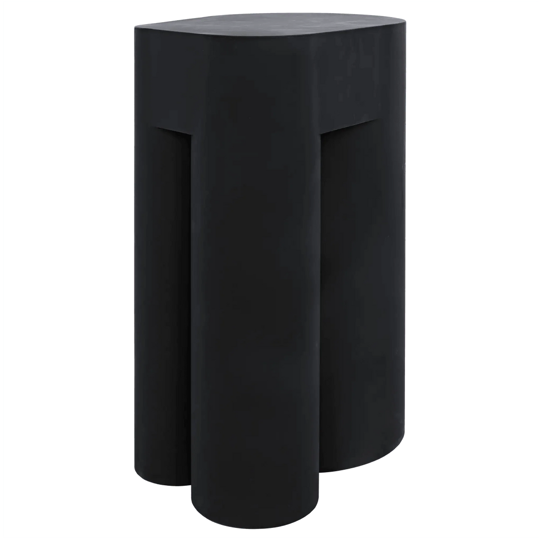 SwayLiving Blair Side Table, Black Steel ACCENT TABLES