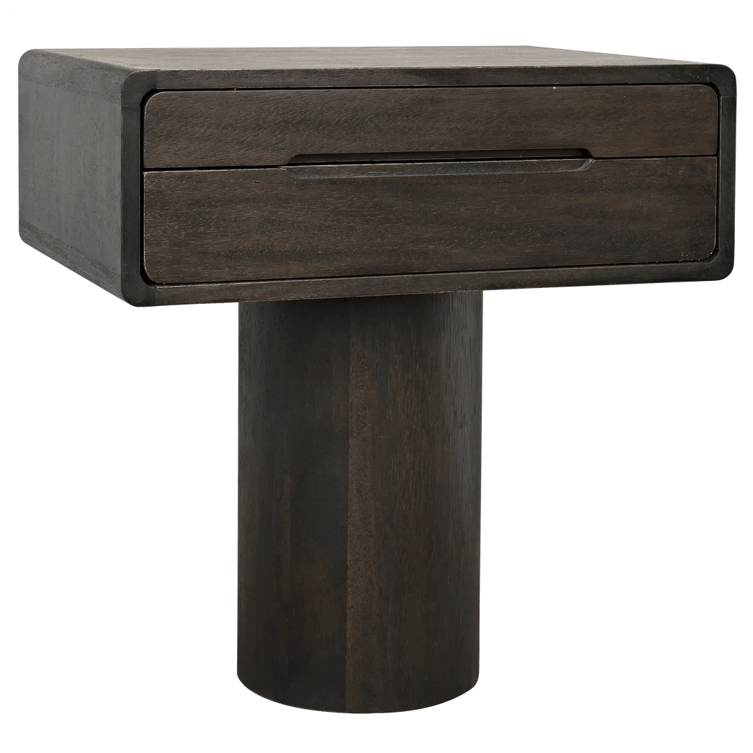 SwayLiving Langford Side Table, Ebony Walnut ACCENT TABLES