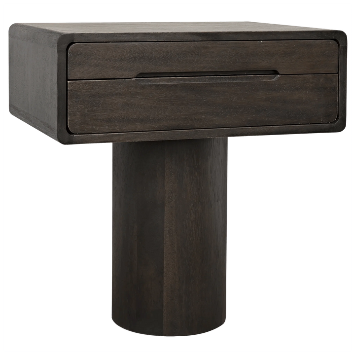 SwayLiving Langford Side Table, Ebony Walnut ACCENT TABLES