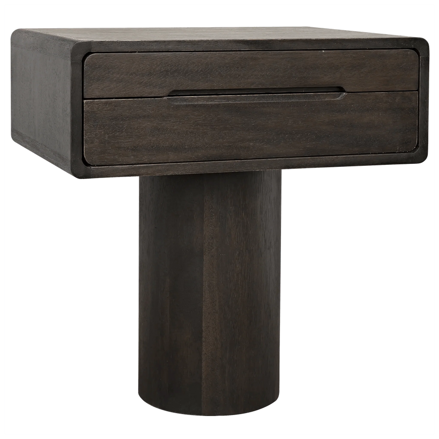 SwayLiving Langford Side Table, Ebony Walnut ACCENT TABLES