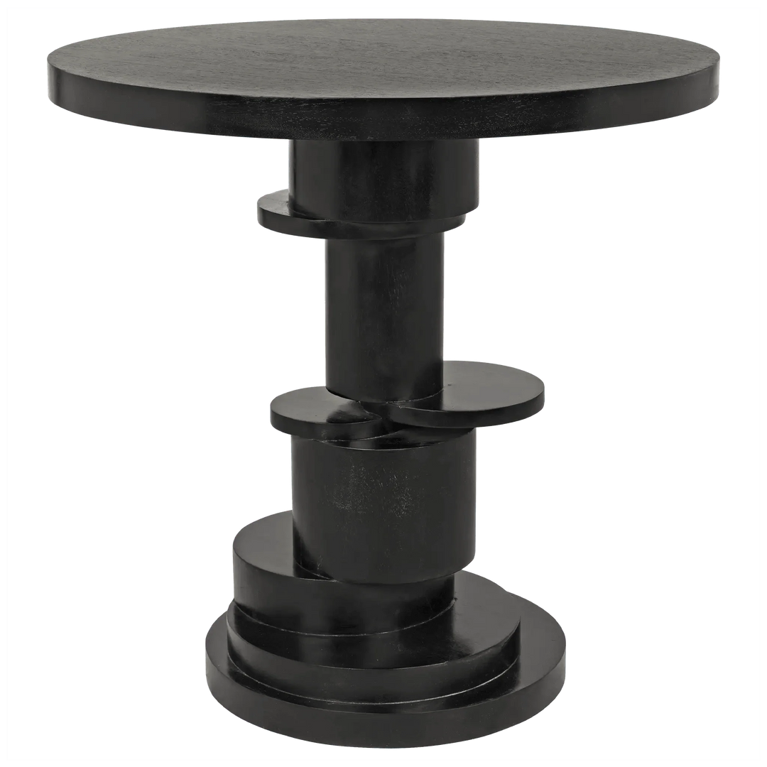 SwayLiving Hugo Side Table, Hand Rubbed Black ACCENT TABLES