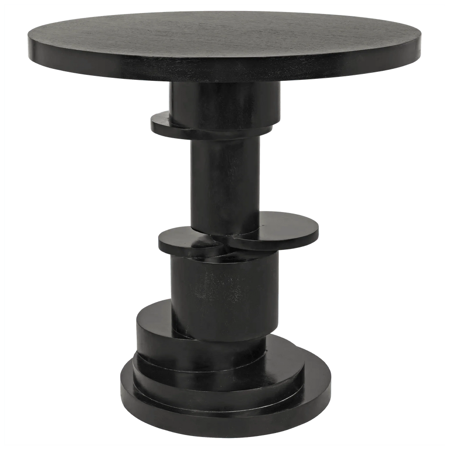 SwayLiving Hugo Side Table, Hand Rubbed Black ACCENT TABLES