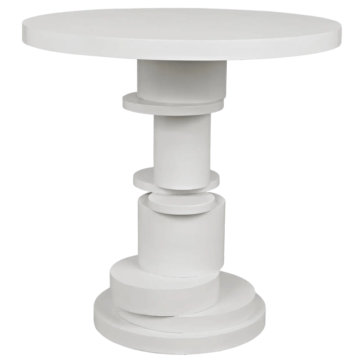 SwayLiving Hugo Side Table, Solid White ACCENT TABLES