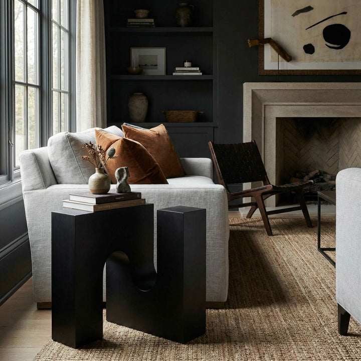 SwayLiving - Leopold Side Table - GTAB9028MTB
