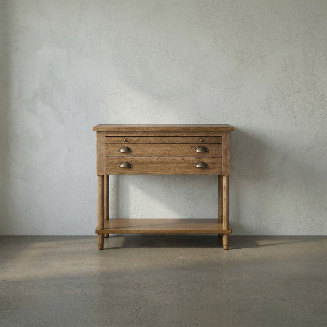 SwayLiving Artemio Side Table - Dark Walnut