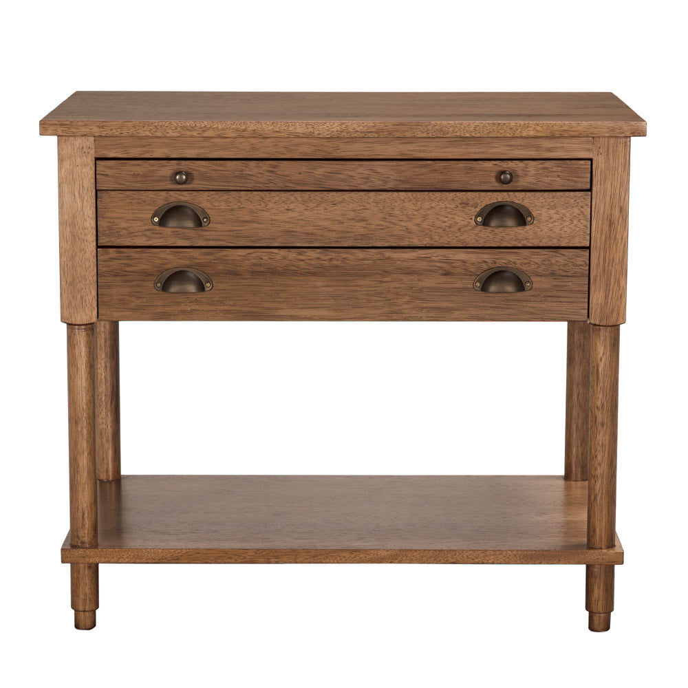 SwayLiving Artemio Side Table - Dark Walnut