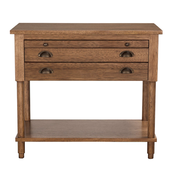 SwayLiving Artemio Side Table - Dark Walnut