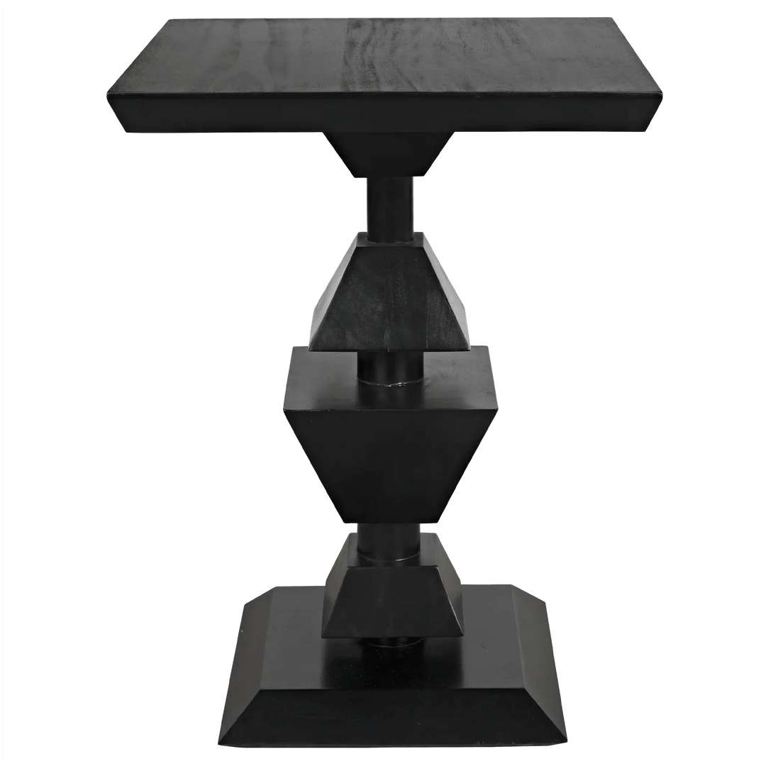 SwayLiving Majesty Side Table, Hand Rubbed Black ACCENT TABLES