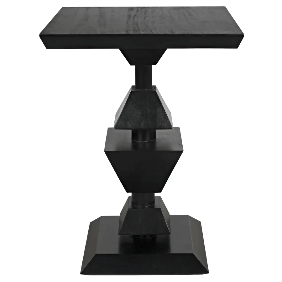 SwayLiving Majesty Side Table, Hand Rubbed Black ACCENT TABLES