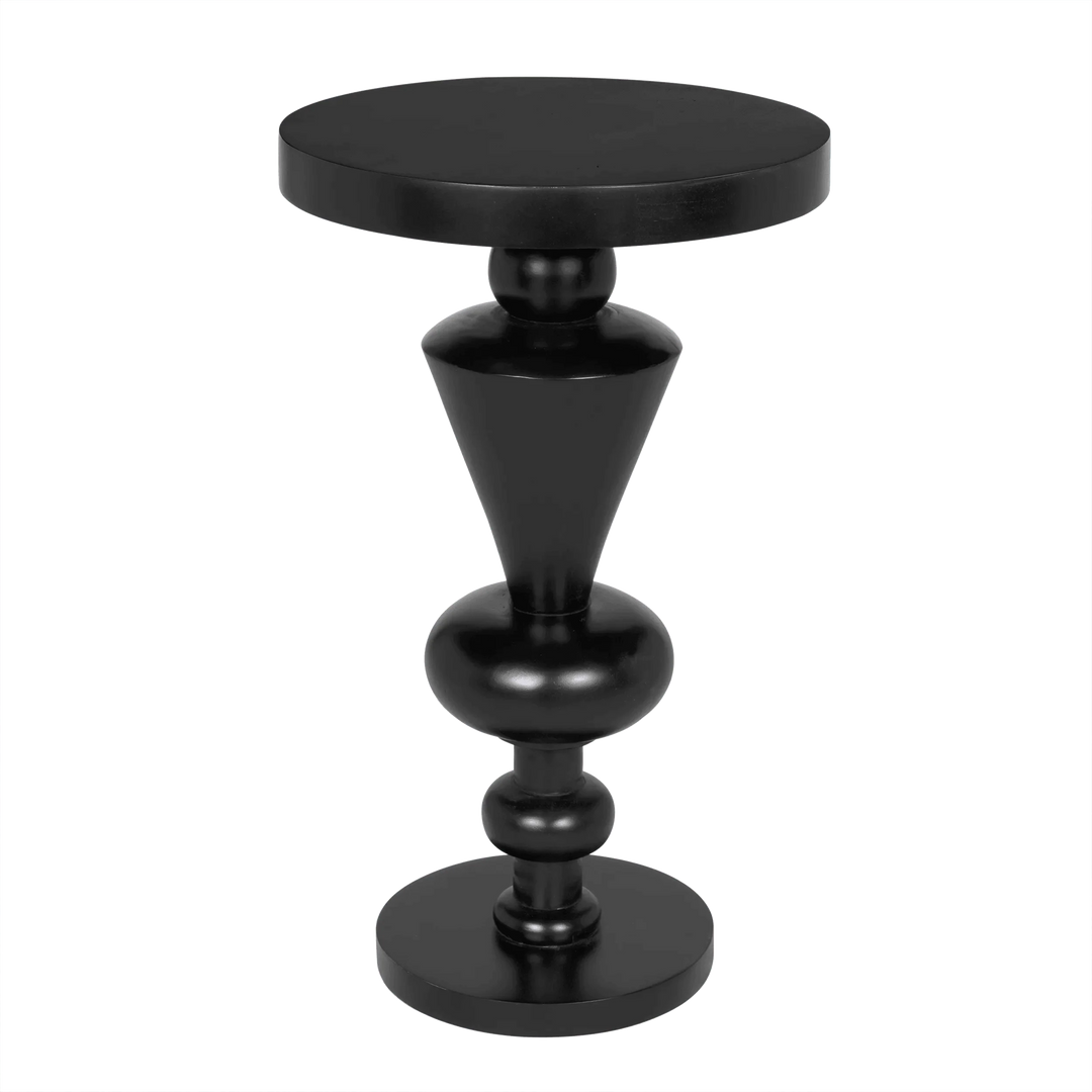 SwayLiving Fenring Side Table, Hand Rubbed Black ACCENT TABLES