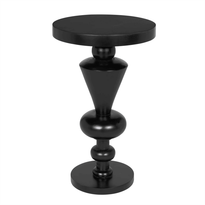 SwayLiving Fenring Side Table, Hand Rubbed Black ACCENT TABLES