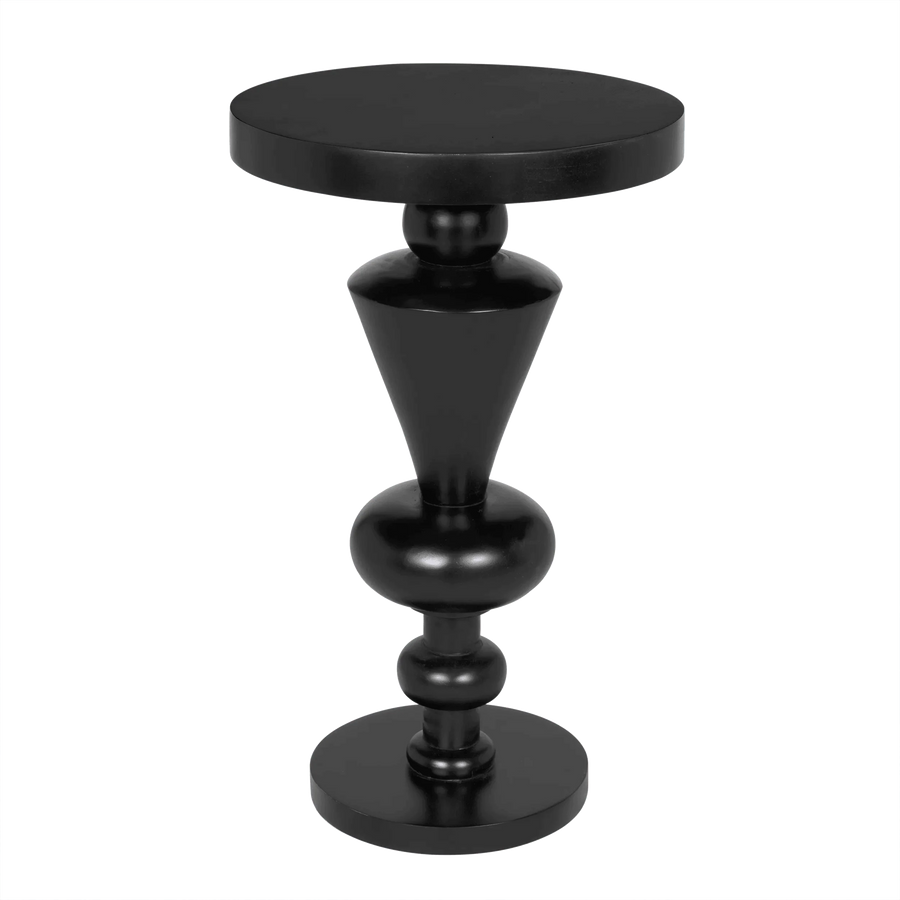 SwayLiving Fenring Side Table, Hand Rubbed Black ACCENT TABLES