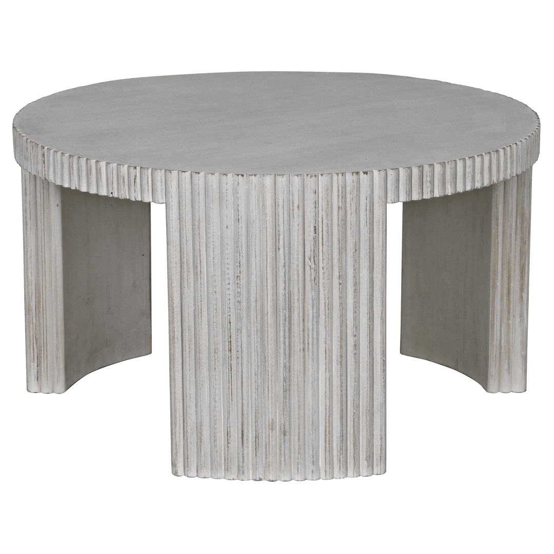 SwayLiving Jgor Side/Coffee Table, White Wash ACCENT TABLES