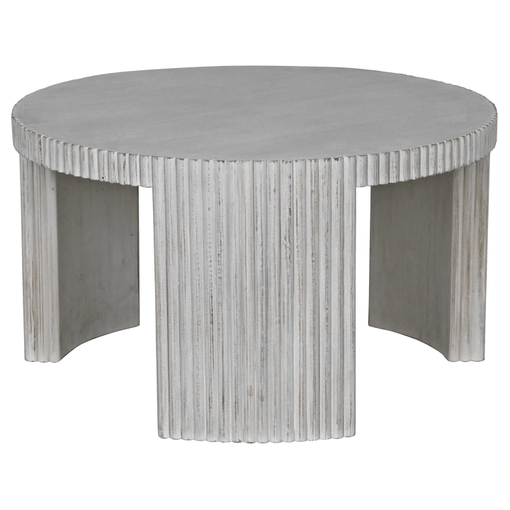 SwayLiving Jgor Side/Coffee Table, White Wash ACCENT TABLES