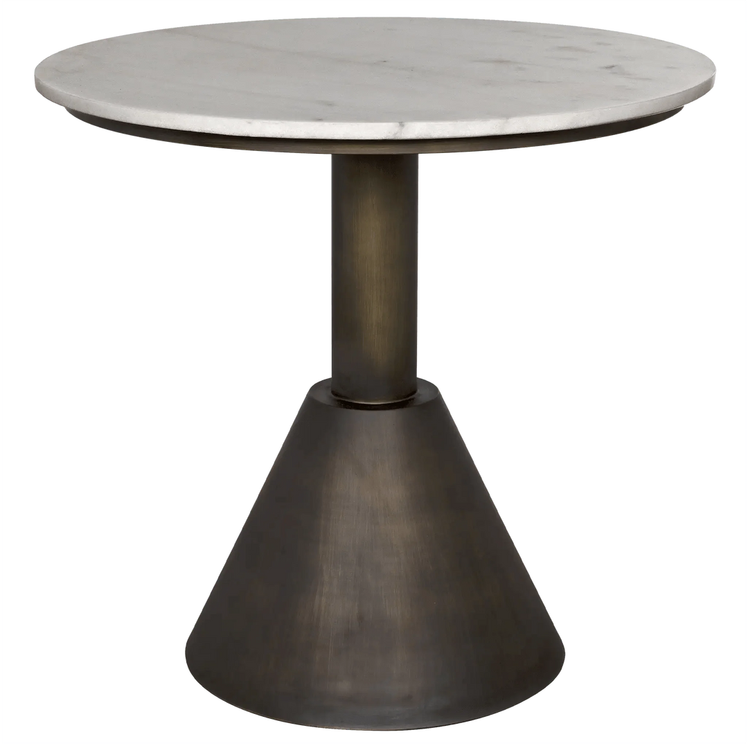 SwayLiving Joseph Side Table, Aged Brass ACCENT TABLES