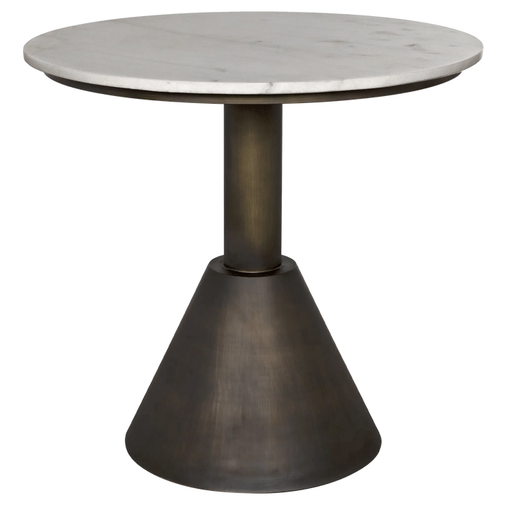 SwayLiving Joseph Side Table, Aged Brass ACCENT TABLES