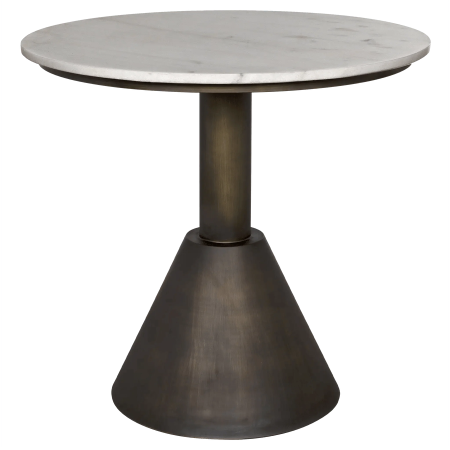 SwayLiving Joseph Side Table, Aged Brass ACCENT TABLES