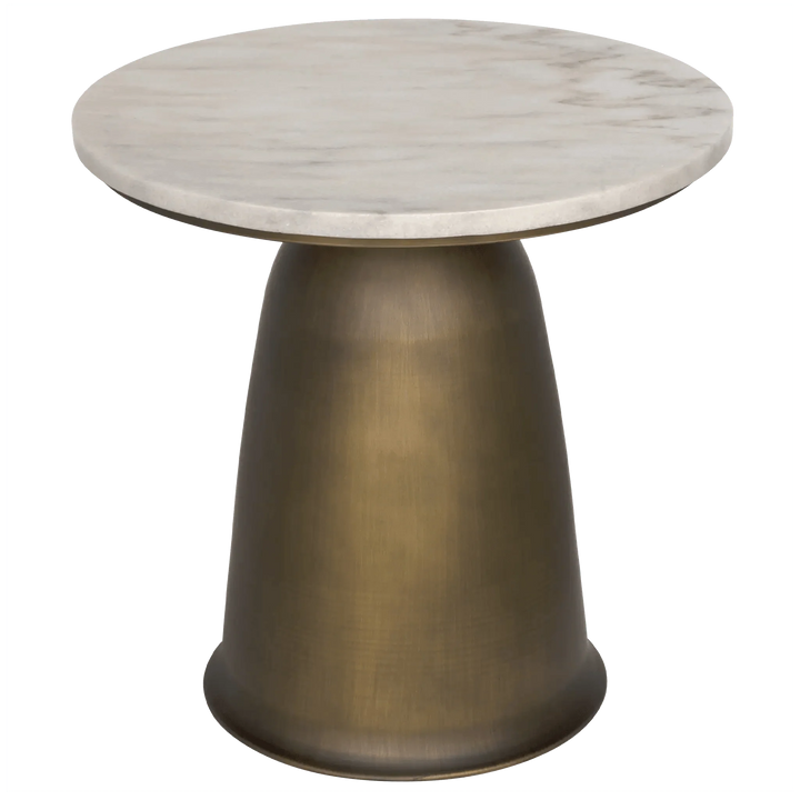 SwayLiving Aiden Side Table, Aged Brass ACCENT TABLES