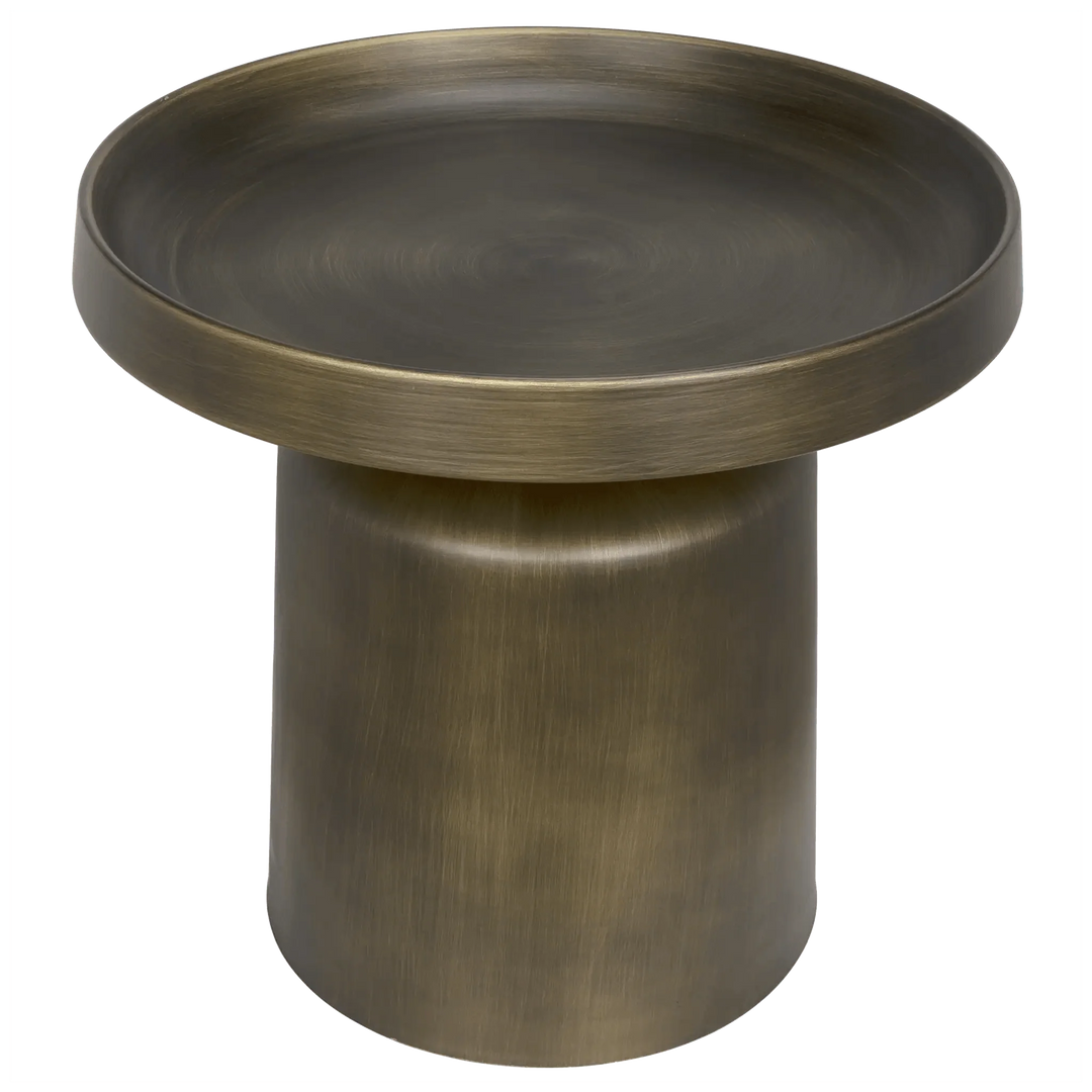 SwayLiving Lee Side Table, Aged Brass ACCENT TABLES