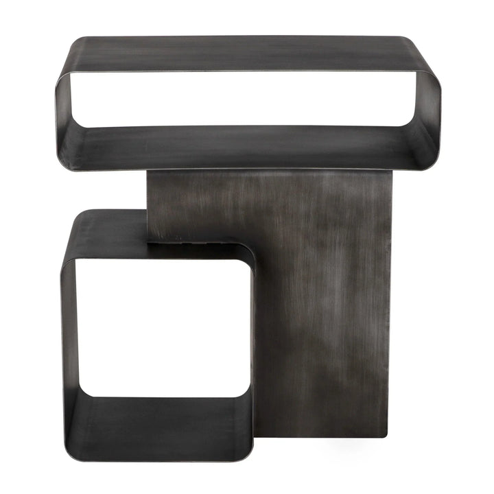 SwayLiving Danville Side Table, Gun Metal Finish ACCENT TABLES