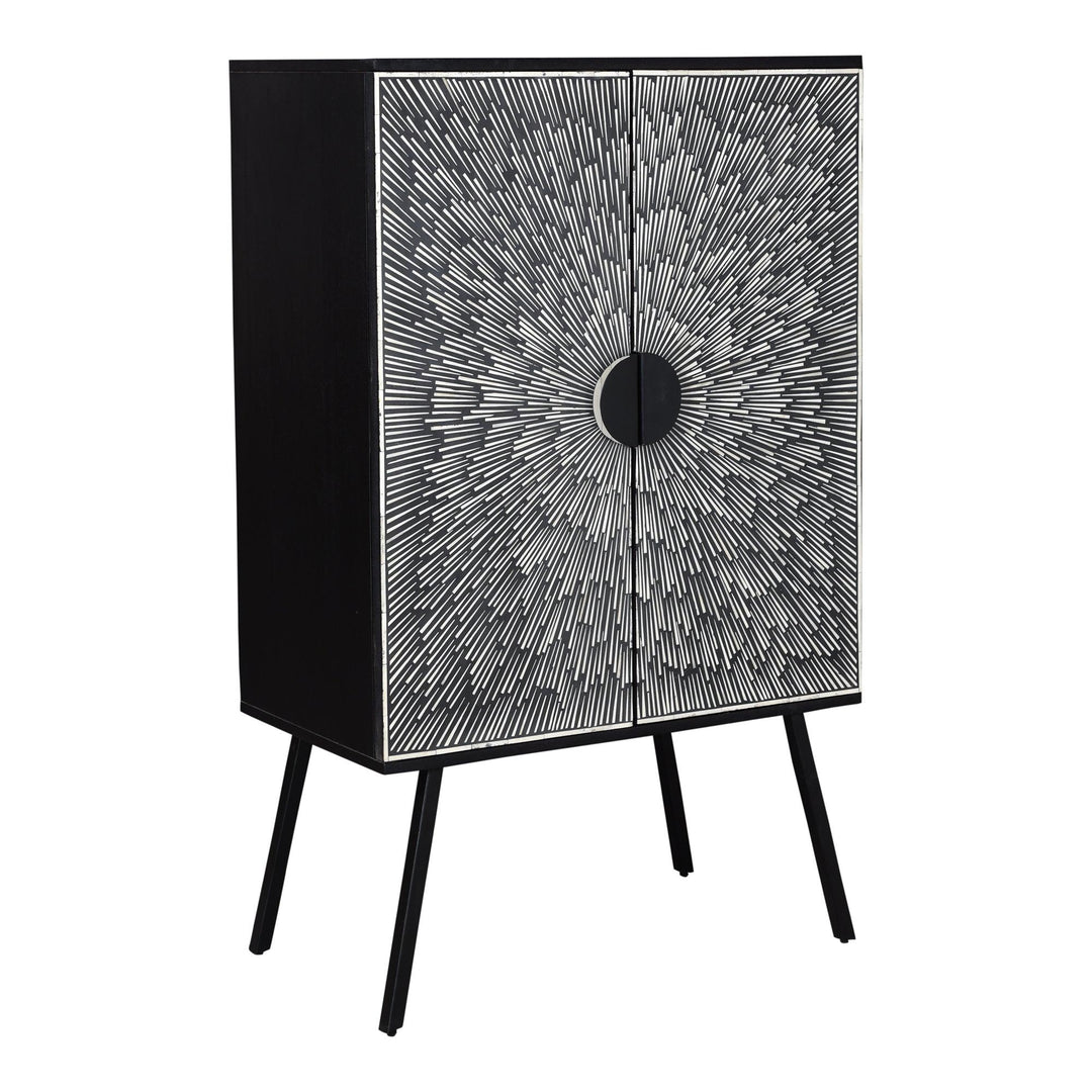 Sunburst Wine Cabinet - SwayLiving