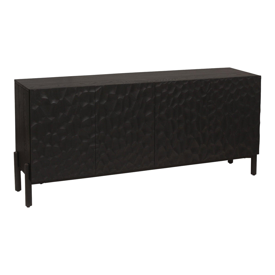 Misaki Oak Sideboard Black - SwayLiving