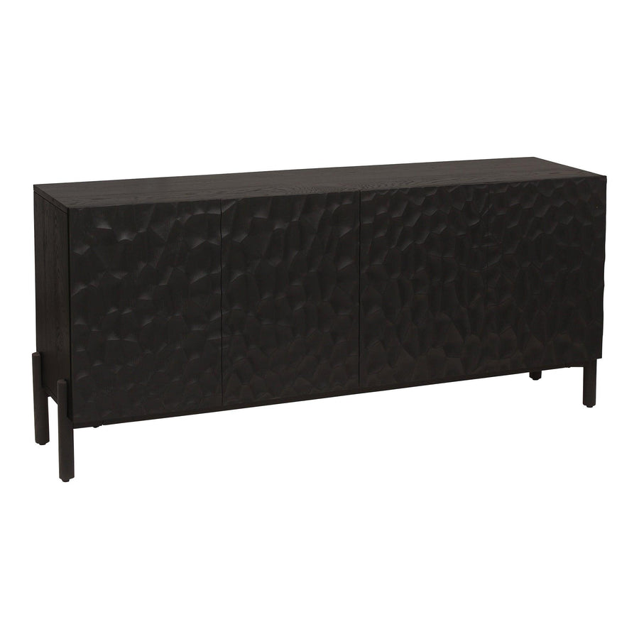 Misaki Oak Sideboard Black - SwayLiving