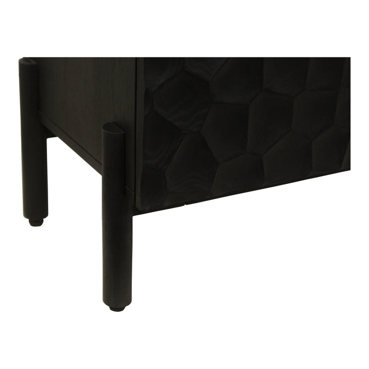 SwayLiving - Misaki Oak Sideboard Black - GZ-1152-02 | SwayLiving