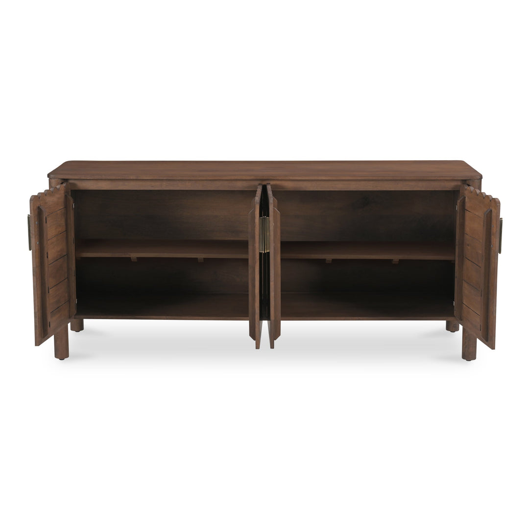 SwayLiving - Wiley 4 Door Sideboard Vintage Brown - GZ-1165-03 | SwayLiving