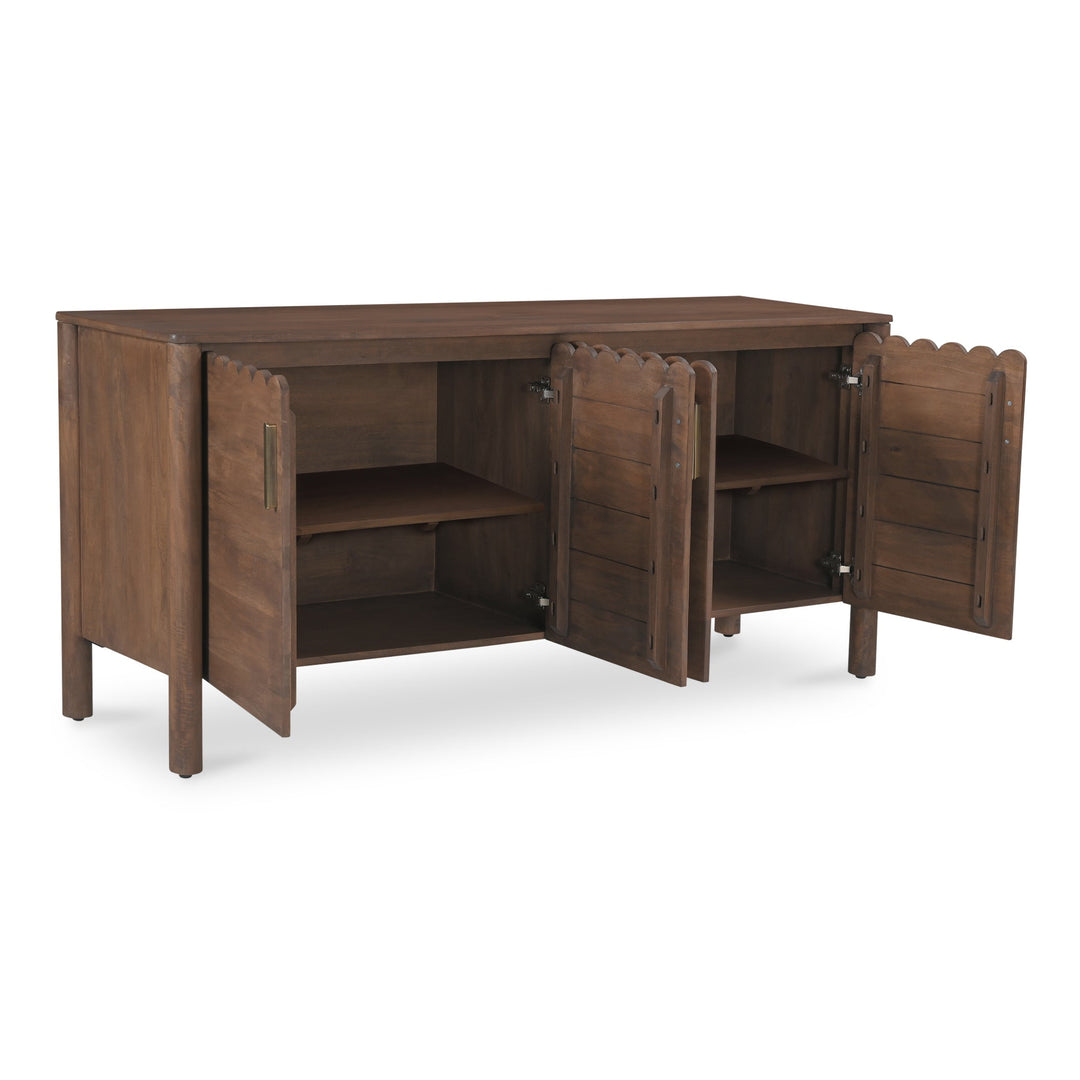 SwayLiving - Wiley 4 Door Sideboard Vintage Brown - GZ-1165-03 | SwayLiving