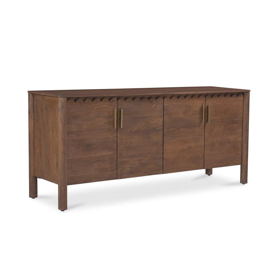 Wiley 4 Door Sideboard Vintage Brown - SwayLiving