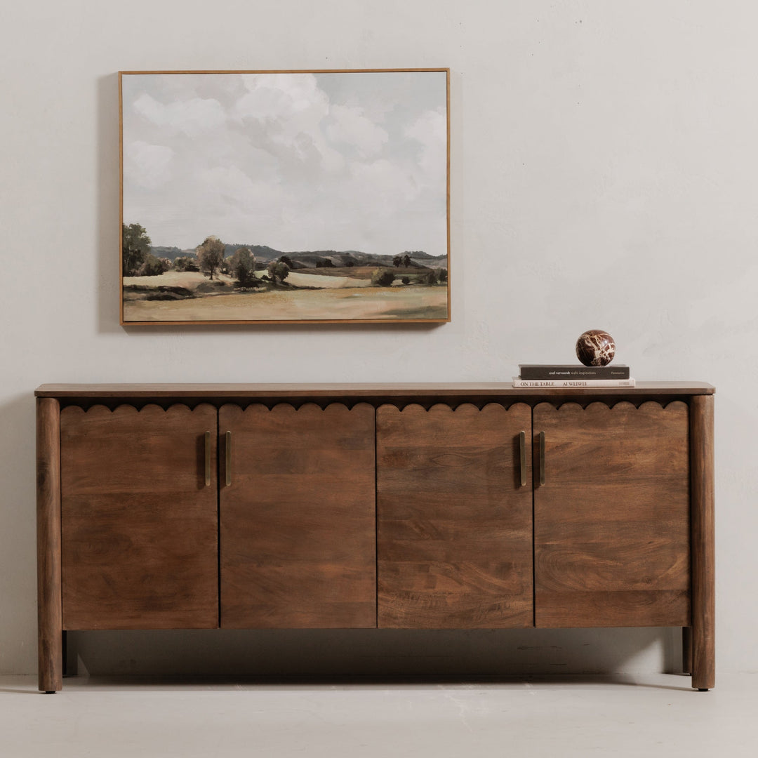 SwayLiving - Wiley 4 Door Sideboard Vintage Brown - GZ-1165-03 | SwayLiving