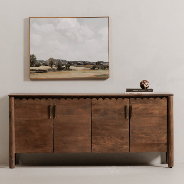 SwayLiving - Wiley 4 Door Sideboard Vintage Brown - GZ-1165-03 | SwayLiving