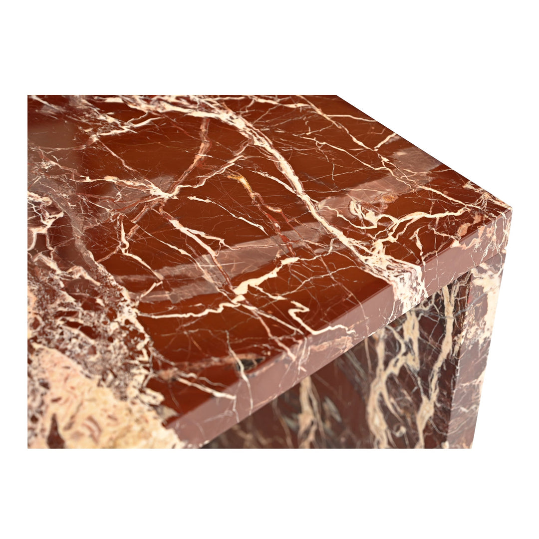 SwayLiving - Rosa Accent Table Rosso Levanto Marble - GZ-1181-06-0 | SwayLiving