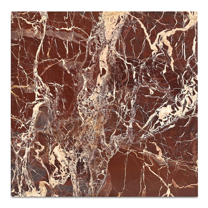 SwayLiving - Rosa Accent Table Rosso Levanto Marble - GZ-1181-06-0 | SwayLiving