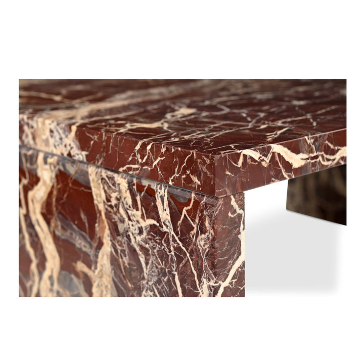 SwayLiving - Rosa Coffee Table Rosso Levanto Marble - GZ-1182-06-0 | SwayLiving