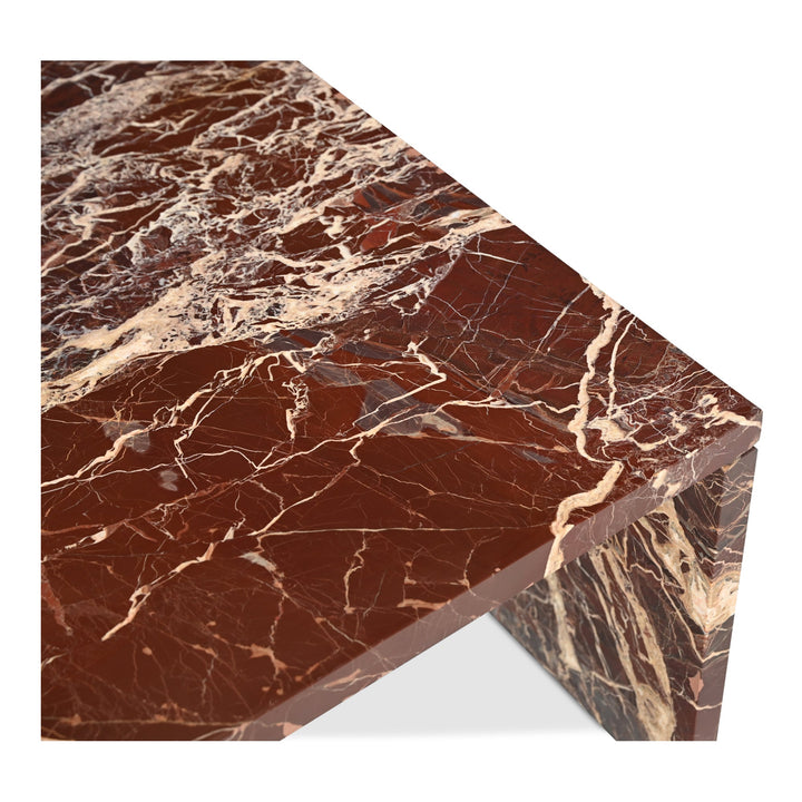 SwayLiving - Rosa Coffee Table Rosso Levanto Marble - GZ-1182-06-0 | SwayLiving