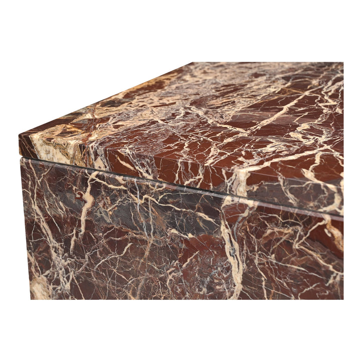 SwayLiving - Rosa Coffee Table Rosso Levanto Marble - GZ-1182-06-0 | SwayLiving