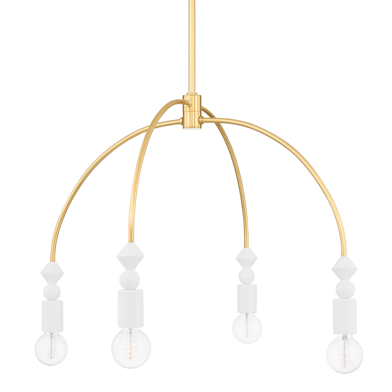 SwayLiving Flora 4 Light Chandelier CHANDELIERS