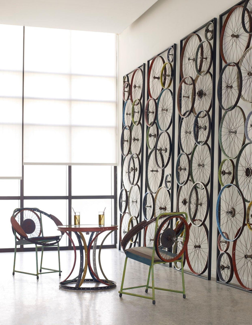 SwayLiving Bicycle Wheel Wall Art, Assorted WALL ACCENTS